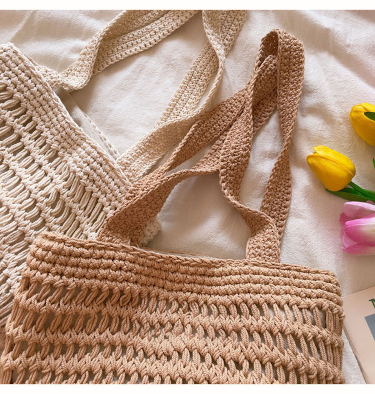 Women’s Cotton Bucket Bag for Boho Everyday Style & Gifts