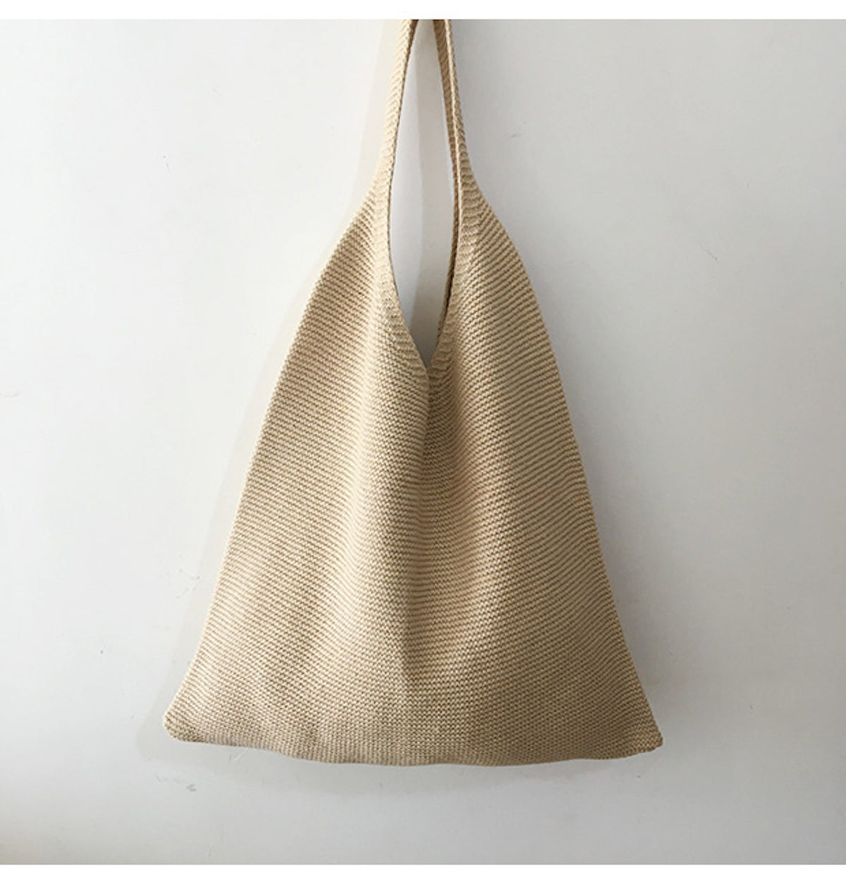 Women’s Retro Cotton Knitted Shoulder Bag for Boho Everyday Style & Gifts