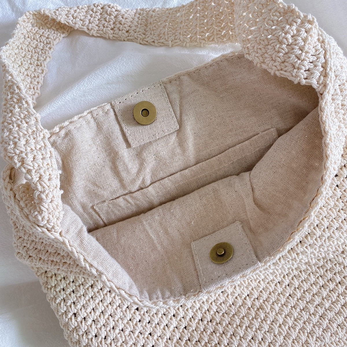 Women’s Retro Style Minimalistic Cotton Bucket Bag for Boho Everyday Style & Gifts