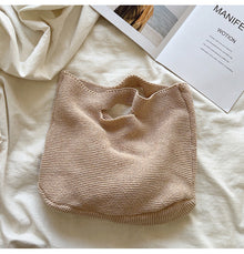 Women’s Crochet Cotton Retro Style Knit Handbag Shoulder Bag for Boho Everyday Style & Gifts