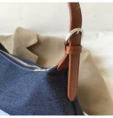 Women’s Classic Everyday Denim Shoulder Bag Purse for Everyday Outfits & Gifts