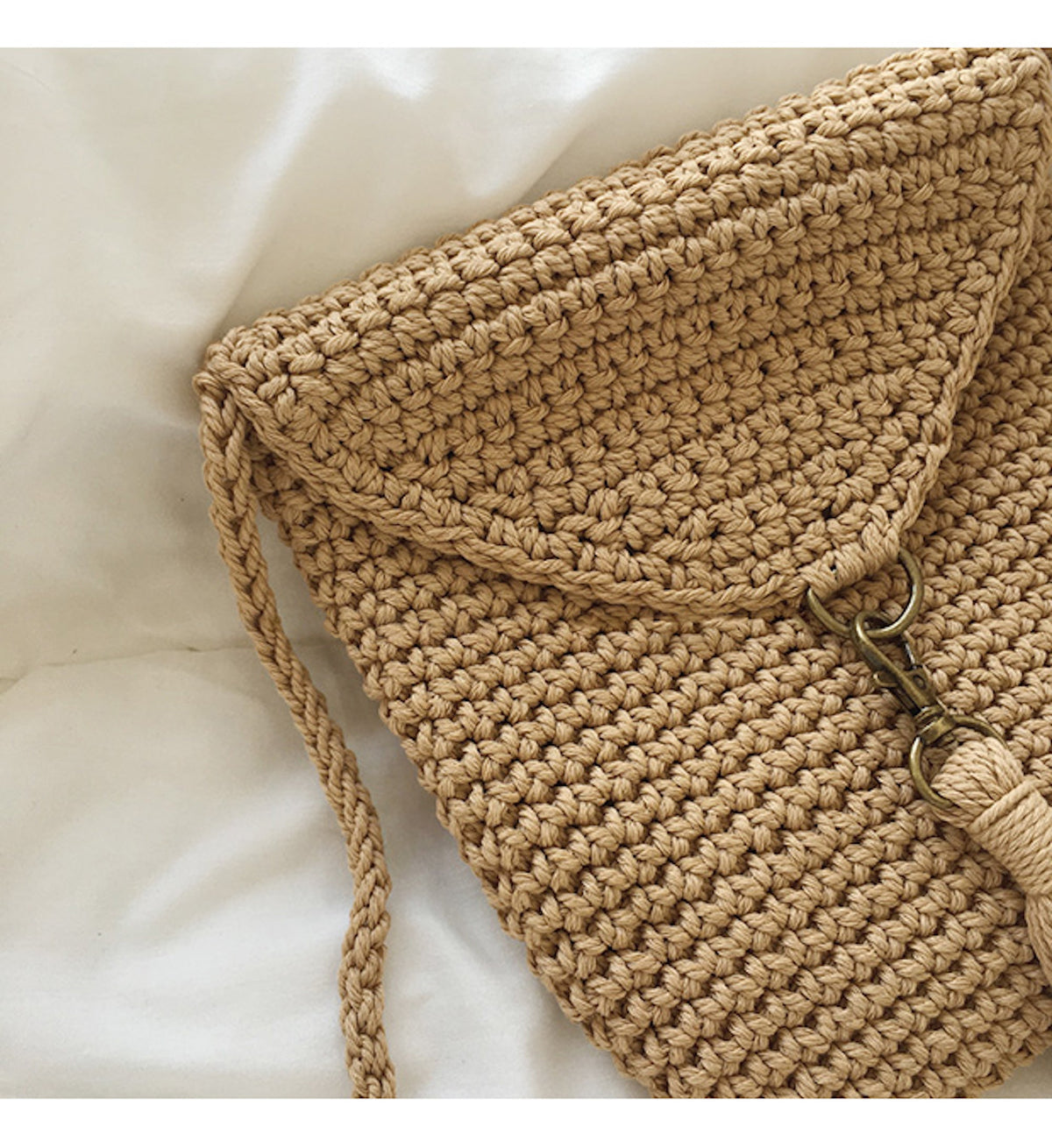 Women’s Handmade Crochet Mini Purse with Tassel Crossbody Bag for Boho Everyday Style & Gifts