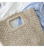 Women’s Harajuku Style Cotton Top Handle Tote Bag for Boho Everyday Style & Gifts
