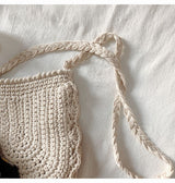 Women’s Mini Cotton Knitted Shoulder Bag Purse for Boho Everyday Style & Gifts