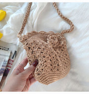 Women’s Floral Crochet Mini Purse Crossbody Bag for Boho Everyday Style & Gifts