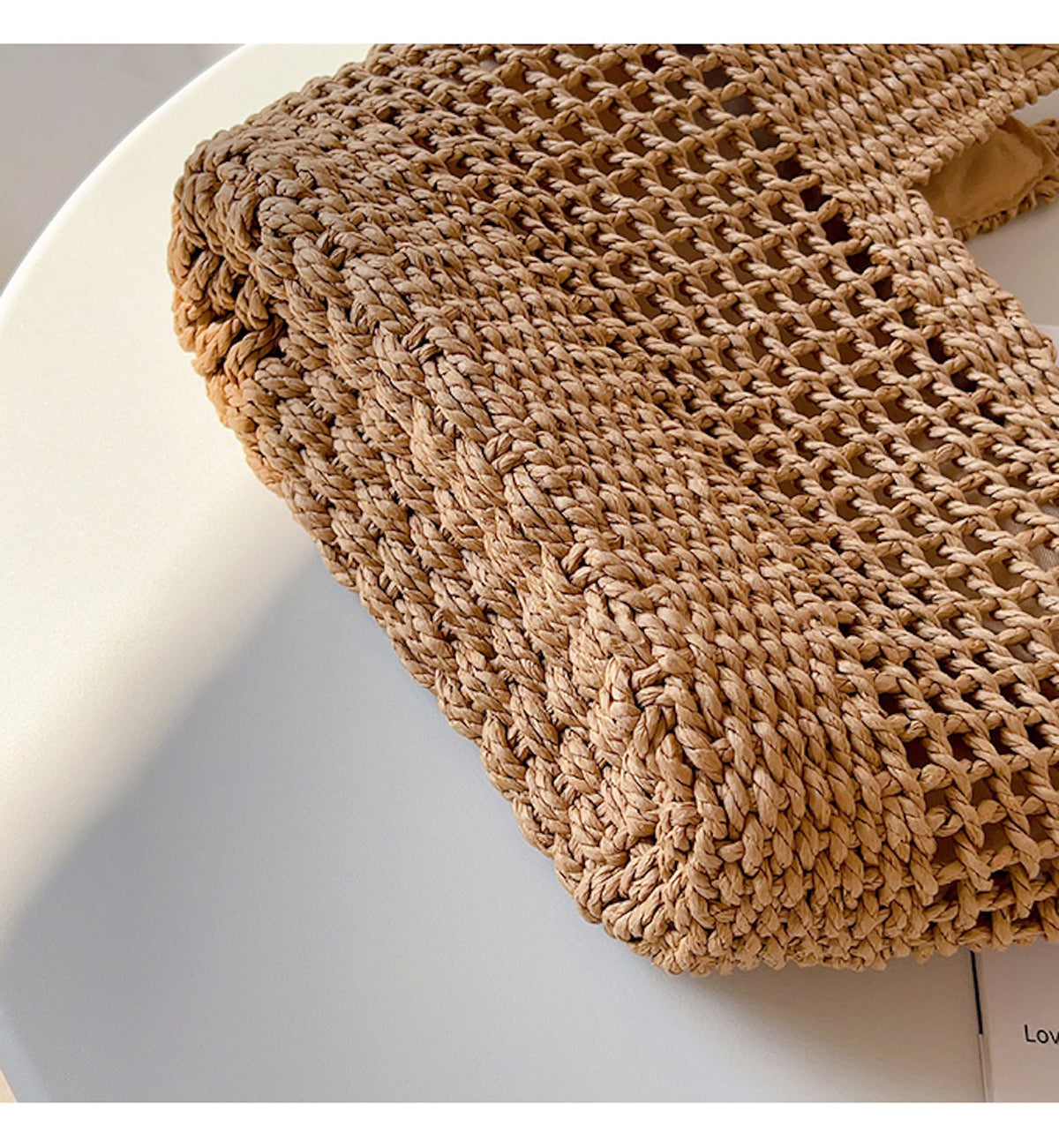 Women’s Straw Basket Summer Tote Bag for Beach, Vacation & Summer Outfits
