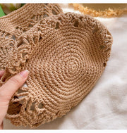 Women’s Cotton Crochet Bucket Bag for Boho Everyday Style & Gifts