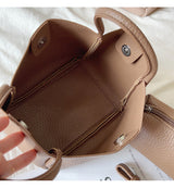 Women’s Soft Leather Bucket Bag for Everyday City Outfits