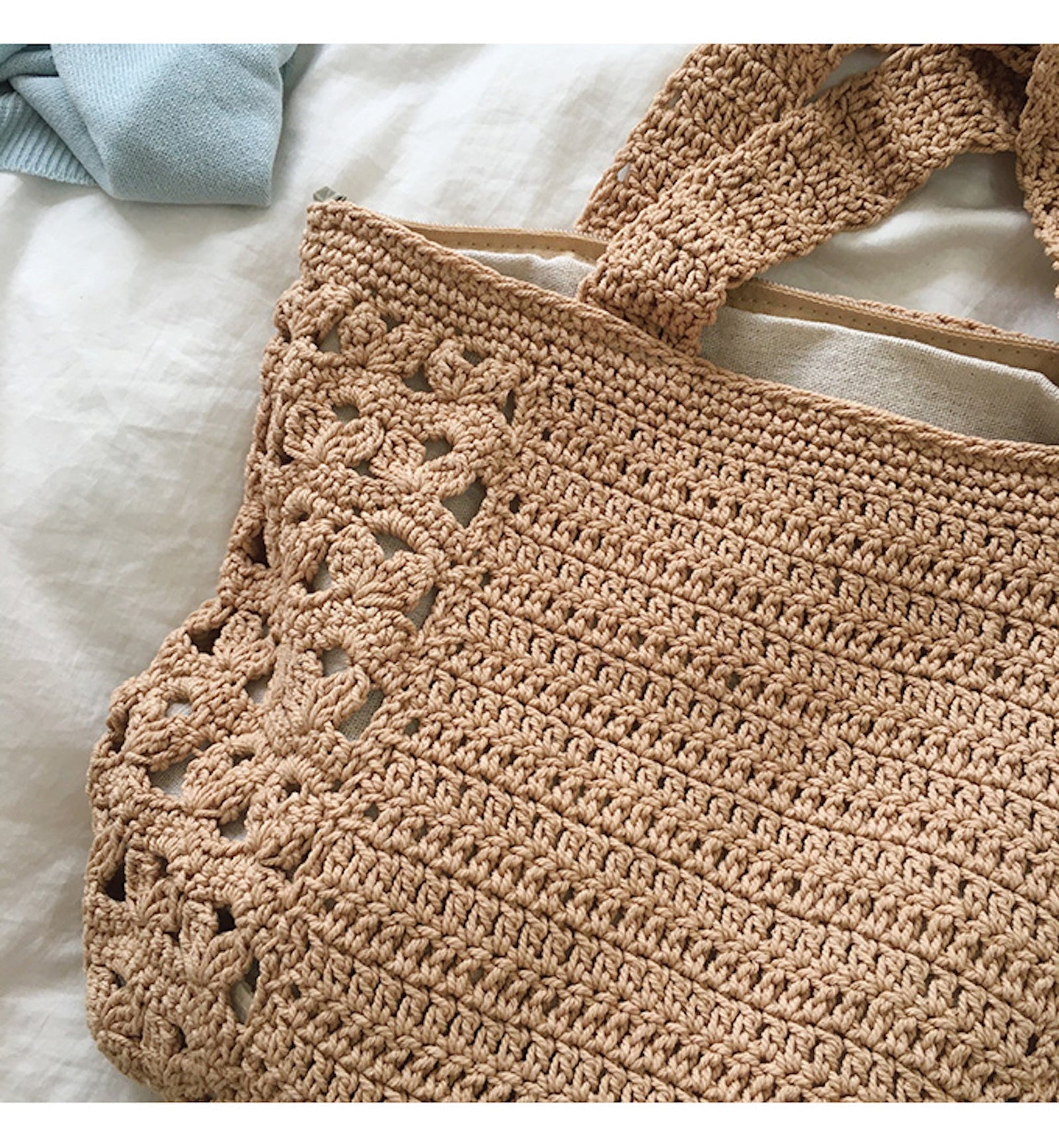Crochet Cotton Retro Artsy Knitted Shoulder Women's Woven Bag for Boho Everyday Style & Gifts