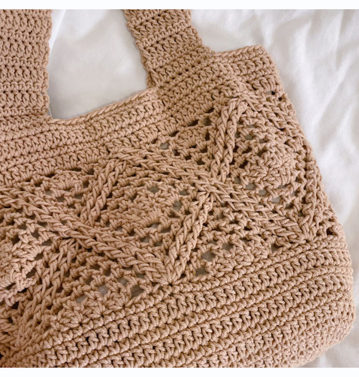 Women’s Minimalistic Cotton Bucket Shoulder Bag for Boho Everyday Style & Gifts