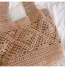 Women’s Minimalistic Cotton Bucket Shoulder Bag for Boho Everyday Style & Gifts