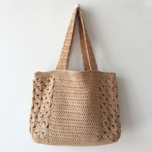 Crochet Cotton Retro Artsy Knitted Shoulder Women's Woven Bag for Boho Everyday Style & Gifts