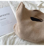 Women’s Crochet Cotton Retro Style Knit Handbag Shoulder Bag for Boho Everyday Style & Gifts