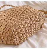 Women’s Simple Woven Straw Tote Bag for Beach, Vacation & Summer Outfits