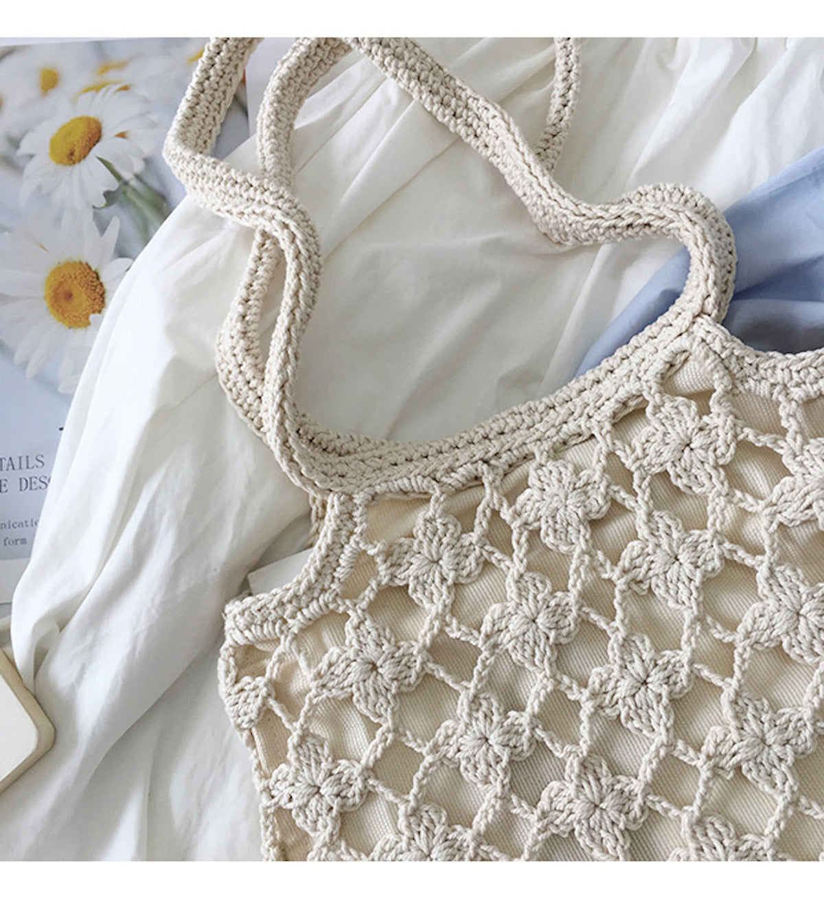 Women’s Crochet Shoulder Bag for Boho Everyday Style & Gifts