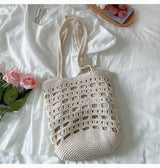 Women’s Artsy Crochet Bucket Bag for Boho Everyday Style & Gifts