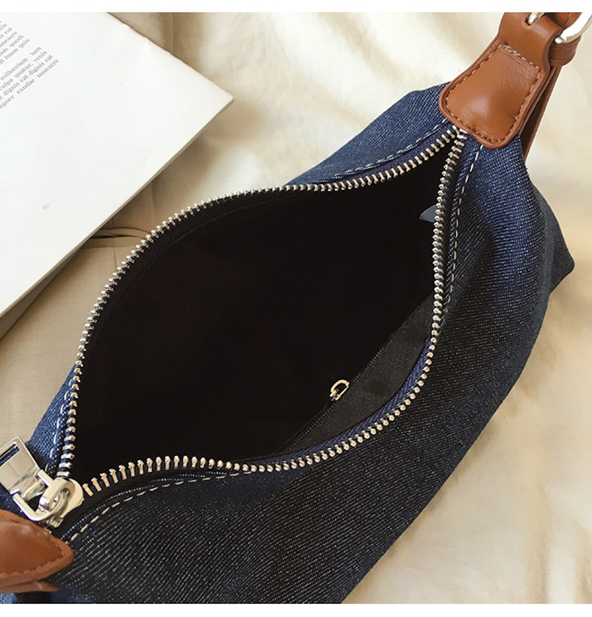 Women’s Classic Everyday Denim Shoulder Bag Purse for Everyday Outfits & Gifts