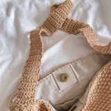 Women’s Retro Style Minimalistic Cotton Bucket Bag for Boho Everyday Style & Gifts