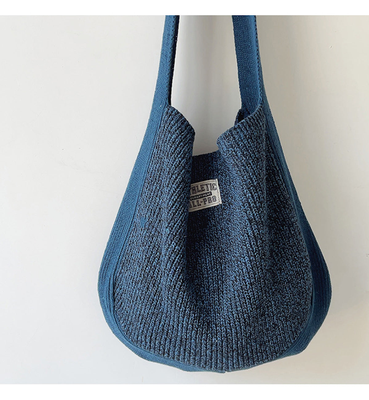 Women’s Cotton Knit Shoulder Bag Bucket Bag for Boho Everyday Style & Gifts