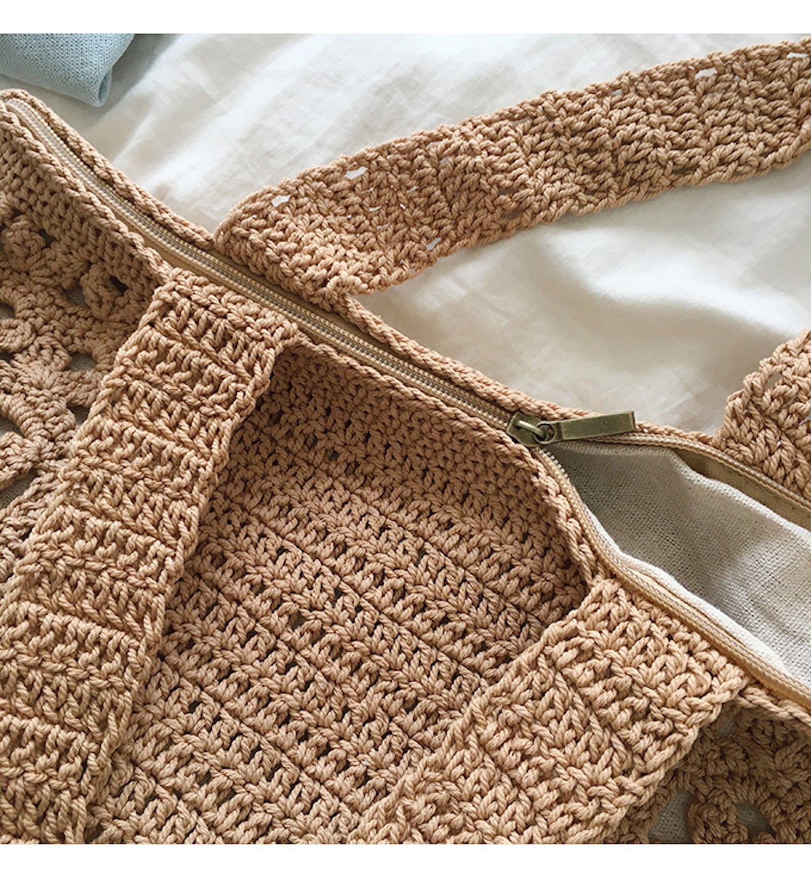 Crochet Cotton Retro Artsy Knitted Shoulder Women's Woven Bag for Boho Everyday Style & Gifts