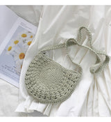 Women’s Small Boho Cotton Knitted Shoulder Bag Purse for Boho Everyday Style & Gifts