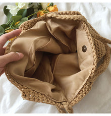 Women’s Large Crochet Cotton Bucket Bag for Boho Everyday Style & Gifts
