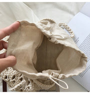 Women’s Handmade Crochet Bucket Shoulder Bag for Boho Everyday Style & Gifts
