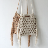 Women’s Retro Cotton Crochet Shoulder Bag for Boho Everyday Style & Gifts