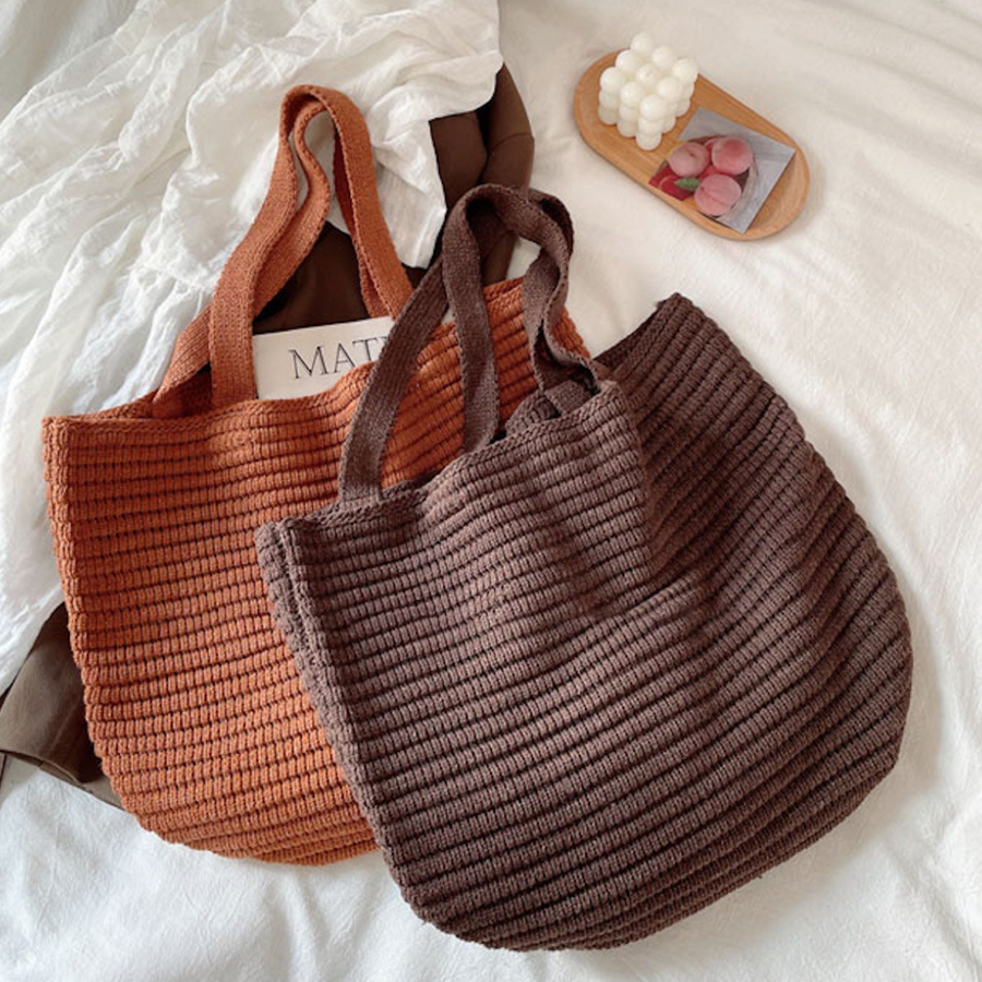 Women’s Large Crochet Tote Bag for Boho Everyday Style & Gifts