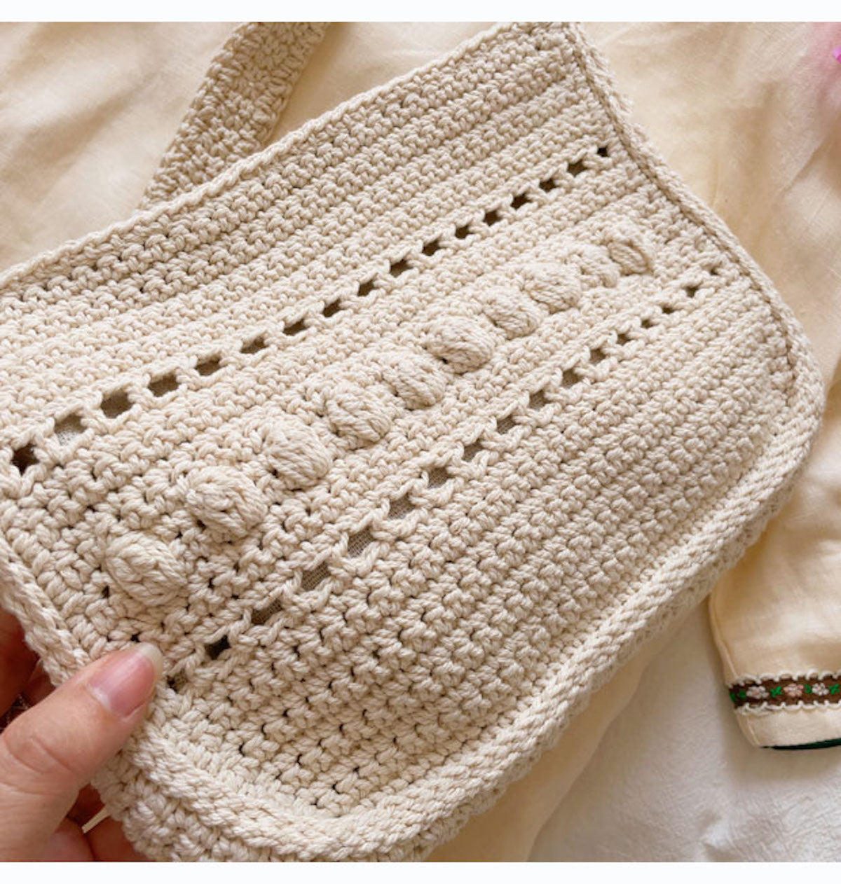 Women’s Handmade Crochet Messenger Bag for Boho Everyday Style & Gifts