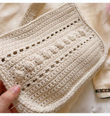 Women’s Handmade Crochet Messenger Bag for Boho Everyday Style & Gifts