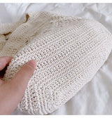 Women’s Minimalistic Cotton Bucket Shoulder Bag for Boho Everyday Style & Gifts