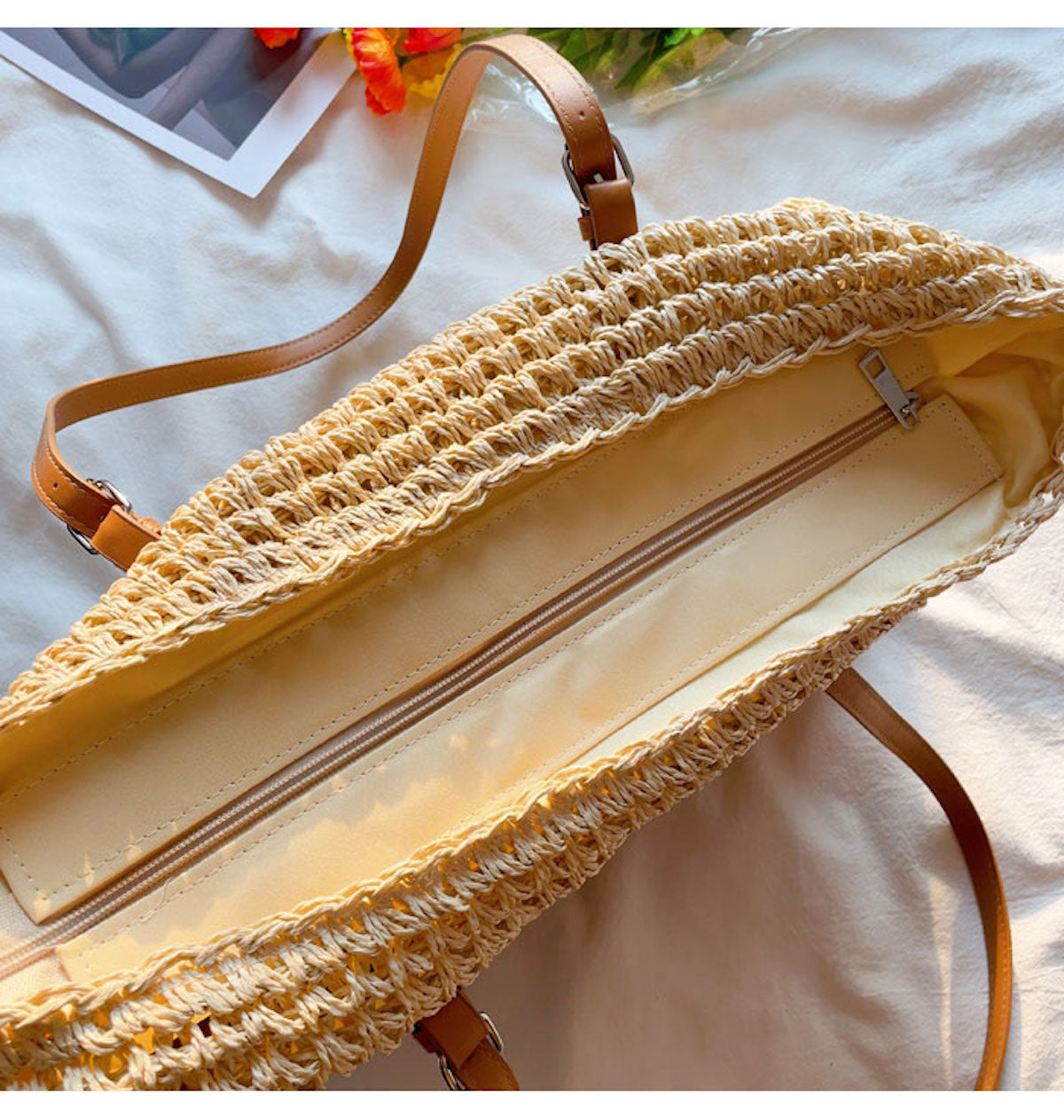 Women’s Chic Large Straw Woven Summer Bag Tote Bag for Beach, Vacation & Summer Outfits