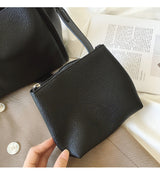 Women’s Ultra Soft Leather Bucket Bag for Everyday City Outfits