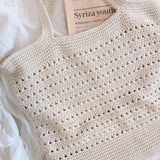 Women’s Crochet Cotton Retro Style Tote Bag for Boho Everyday Style & Gifts