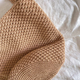 Women’s Retro Style Minimalistic Cotton Bucket Bag for Boho Everyday Style & Gifts
