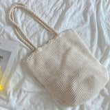 Women’s Cotton Woven Shoulder Bag Tote Bag for Boho Everyday Style & Gifts
