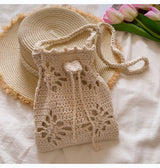Women’s Crochet Floral Crossbody Bag for Boho Everyday Style & Gifts