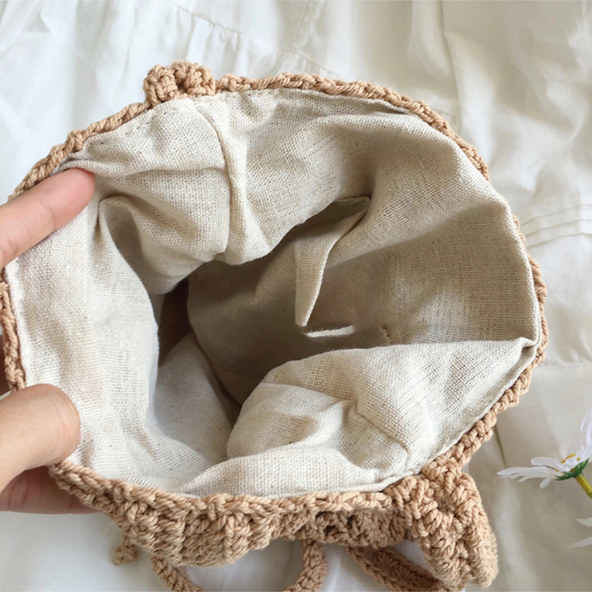 Women’s Handmade Crochet Crossbody Bag for Boho Everyday Style & Gifts