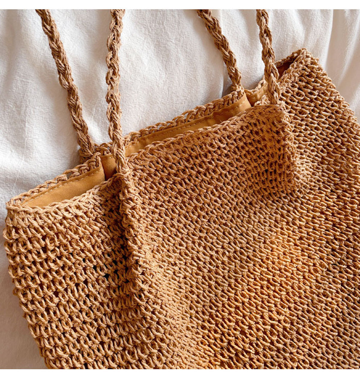Women’s Straw Woven Tote for Beach, Vacation & Summer Outfits