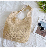 Women’s Chic Straw Woven Bag Shoulder Bag for Beach, Vacation & Summer Outfits