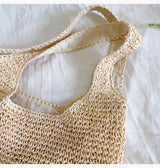 Women’s Chic Straw Woven Bag Shoulder Bag for Beach, Vacation & Summer Outfits