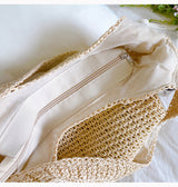 Women’s Chic Straw Woven Bag Shoulder Bag for Beach, Vacation & Summer Outfits