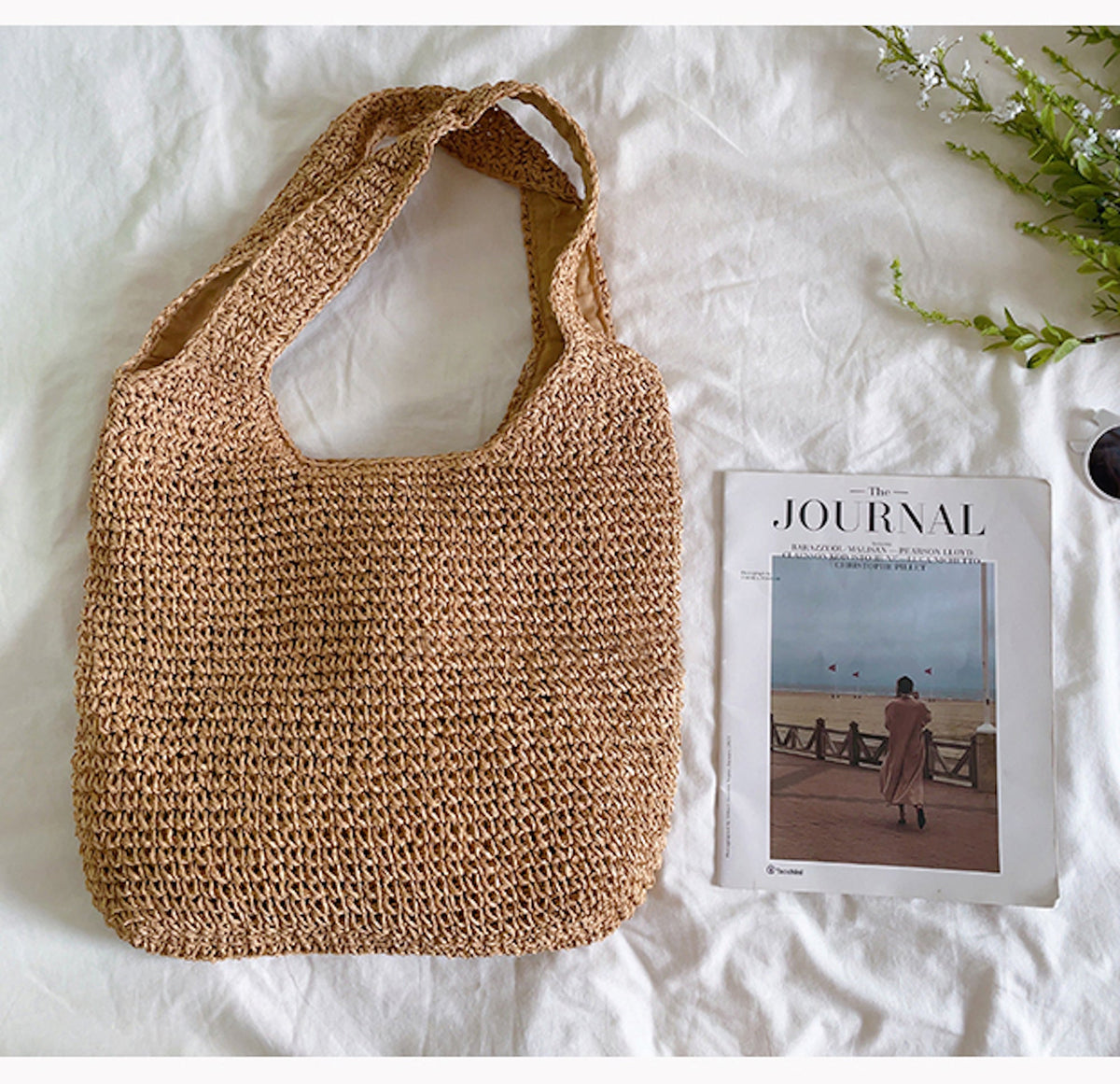 Women’s Chic Straw Woven Bag Shoulder Bag for Beach, Vacation & Summer Outfits