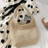 Women’s Chic Straw Woven Bag Shoulder Bag for Beach, Vacation & Summer Outfits