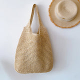 Women’s Chic Straw Woven Bag Shoulder Bag for Beach, Vacation & Summer Outfits