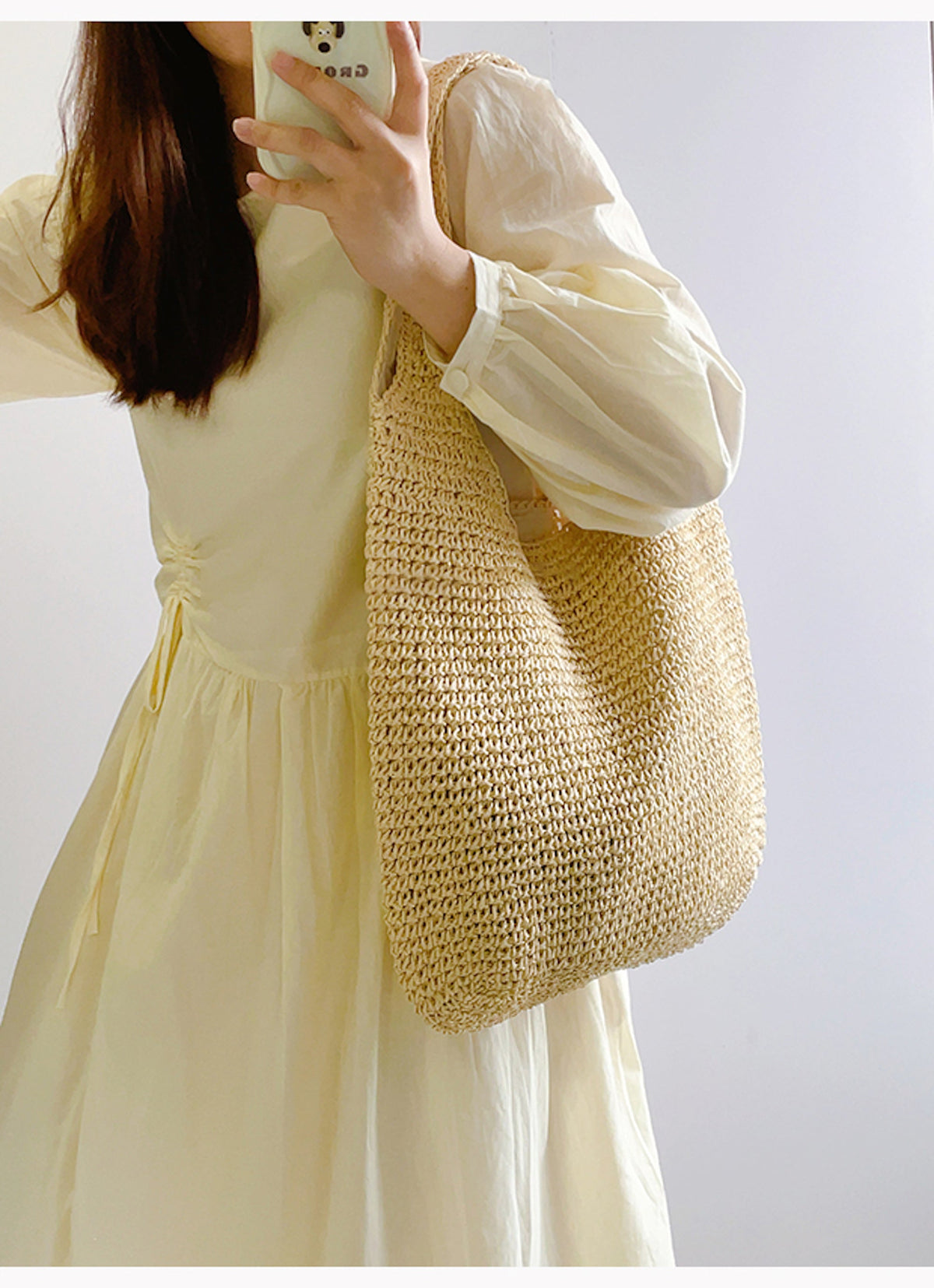Women’s Chic Straw Woven Bag Shoulder Bag for Beach, Vacation & Summer Outfits