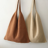 Women’s Retro Cotton Knitted Shoulder Bag for Boho Everyday Style & Gifts