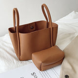 Women’s Soft Leather Bucket Bag for Everyday City Outfits