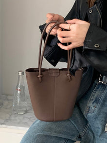 Elegante Damen-Leder-Beuteltasche Umhängetasche für alltägliche Stadt-Outfits